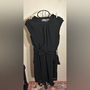 Guess size 2 two womens black  gold  casual wear dress formal small